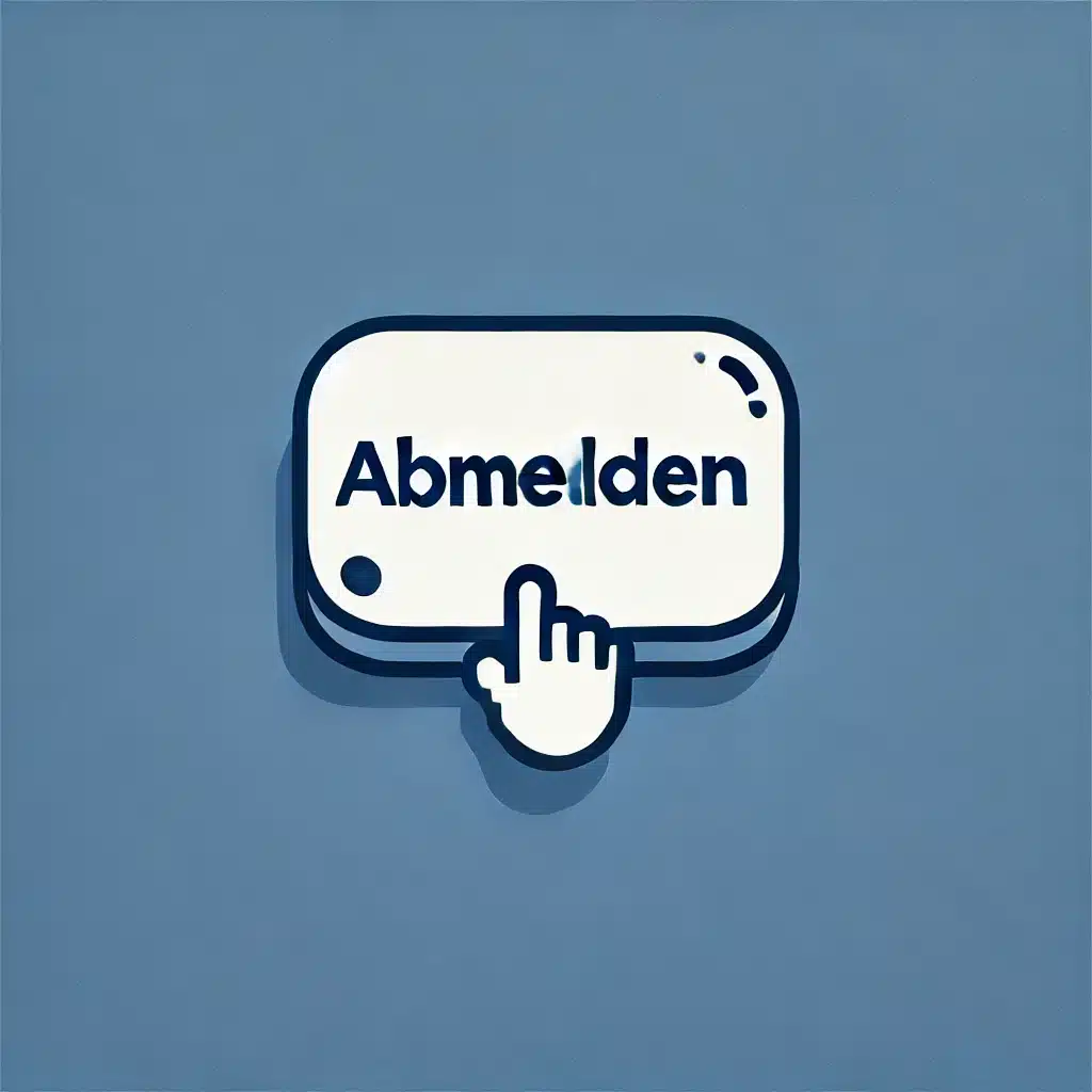 Abmeldebutton